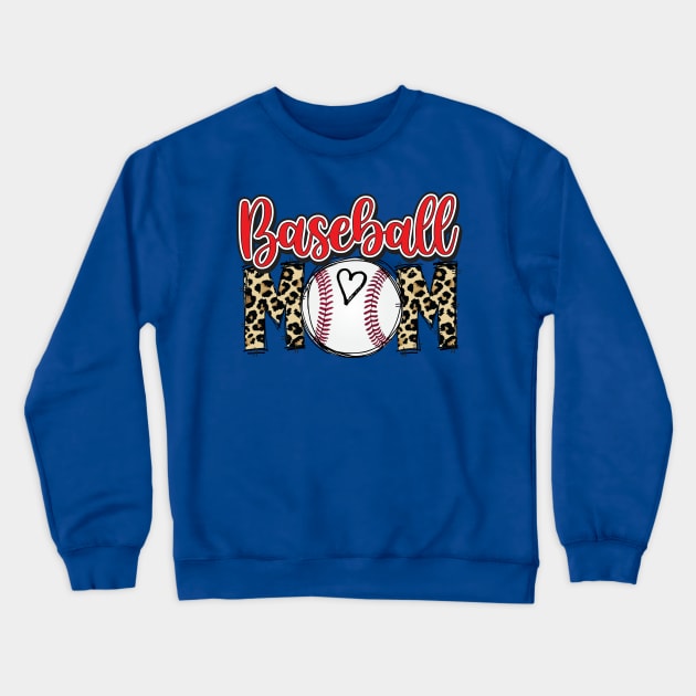 Baseball Mom Crewneck Sweatshirt by fineaswine